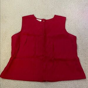 Vintage Talbots Irish Linen Top, Size 16 NWT